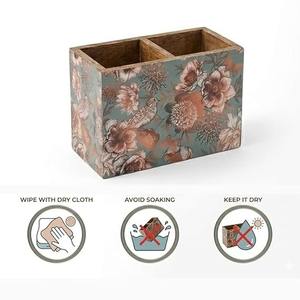 ที่วางมีดอเนกประสงค์ไม้ธรรมชาติ ชั้นวางโชว์และจัดเก็บอุปกรณ์ครัว/ที่จัดเก็บอุปกรณ์ครัวไม้ไผ่ - Product Image 4