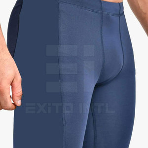 Breathable Custom Made Solid <b>Compression</b> <b>Shorts</b> for <b>Men</b>-Windproof Quick Dry Spandex/Polyester Gym Fitness <b>Shorts</b> Custom Logo - Product Image 4