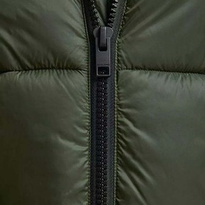 Premium Quality Trendy Mens Blue Puffer <b>Jacket</b> Hooded Zipper Closure Waterproof Windproof Casual Winter Regular Fit Polyester - Product Image 6