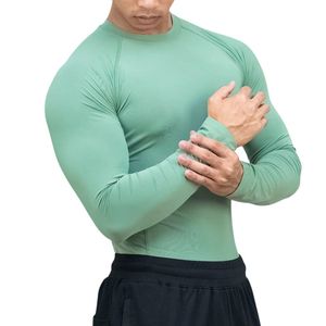 Custom Wholesale <b>Men</b> Short Sleeve Solid Color <b>Compression</b> <b>Shirt</b> Quick Dry Breathable Gym Workout Fitness Running Training Sports - Product Image 2