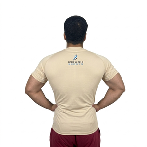 เสื้อรัดกล้ามเนื้อแขนสั้นผู้ชาย พร้อมโลโก้แบบกำหนดเอง - Product Image 3