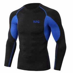 Rashguard haute performance pour homme avec coupe extensible, respirant, écologique et antibactérien pour la course à pied et l'entraînement physique - Product Image 1