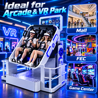 Machine de jeu de réalité virtuelle d'intérieur pour parc d'attractions |   Dual VR 360 °   Simulateur de chaise rotative |   Simulateur de jeu d'arcade