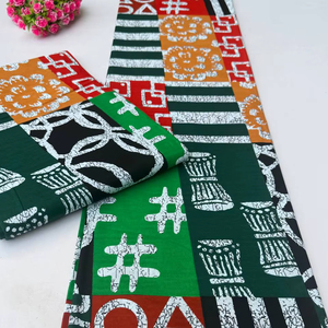 Libya Custom African Wax Print and Ankara Cotton Fabric for Fashion Clothing Wedding Attire Party Wear and Unique Home Use - Product Image 1