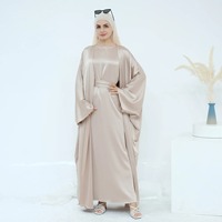 Abaya Confortable et Décontractée Grande Taille en Spandex Sans Couture pour Femmes Musulmanes – Qualité Supérieure, Extensible dans les Quatre Sens, Personnalisable pour le Printemps