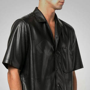 Camisas de Cuero Duraderas para Hombre, Ajuste Cómodo, Material Ligero y Suave, Adecuadas para Uso Diario en la Oficina y Casual - Product Image 6