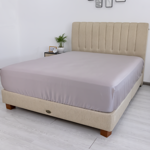 Ultra-Soft 1800 Premium Microfiber Fitted Bottom <b>Sheets</b> Queen Size Deep Pocket with Printed Pattern Wrinkle Resistant Bedsheet - Product Image 4