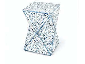 Tradebyd Premium Bone Inlay <b>Stool</b> Designed for Elegant Interiors Handcrafted Console Piece <b>with</b> Artistic Detailing - Product Image 1