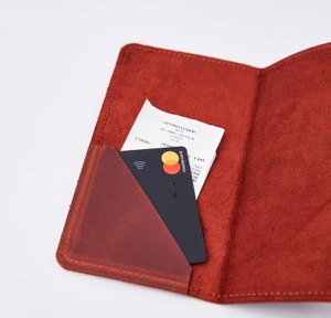 Ultra-Thin Leather Wallet Sleek Long Envelope Money Pouch Clutch Purse Elegant Coin Pocket Compact Card <b>Holder</b> for Cash Carry - Product Image 4