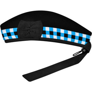 Gorro Glengarry Tradicional Escocés Premium Azul Cielo con Diseño a Cuadros, Diseñado para Actuaciones de Gaitas de Flandes 2026 - Product Image 2