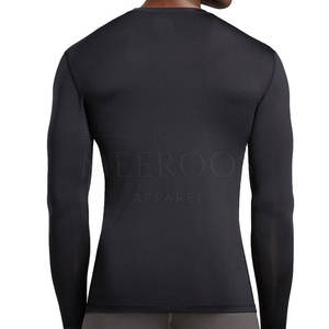 Compression Baseball <b>Undershirt</b> Men <b>Long</b> <b>Sleeve</b> Moisture Wicking Sports Base Layer Custom Baseball Compression Shirt - Product Image 2