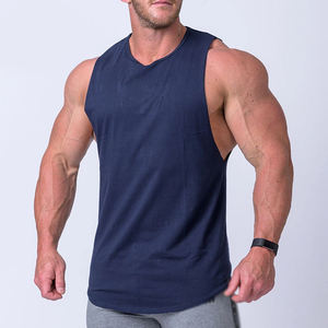 Débardeur de sport pour homme à capuche, tricoté, avec empiècements perforés, uni, pour la musculation - Product Image 5