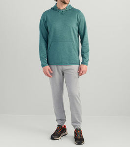 Sweat à capuche de pêche pour homme respirant à manches longues en polyester, personnalisé, séchage rapide, UPF 50, protection UV, vêtements de sport d'extérieur, sweat à capuche imperméable - Product Image 4