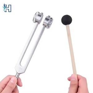 ส้อมเสียงแพทย์มืออาชีพ ทำจากอะลูมิเนียม ความถี่ 128Hz สำหรับใช้ในโรงพยาบาล ได้รับการรับรองมาตรฐาน CE ระดับ Class II สำหรับหู คอ จมูก ขายส่ง - Product Image 1