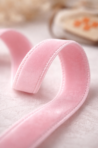 Cinta de Terciopelo de una Cara Tejida Resistente al Encogimiento de 6 mm de Neelkamal Industries, Cinta Decorativa Suave y Lujosa para Prendas y Manualidades - Product Image 2