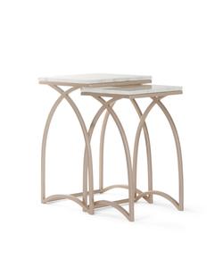 Contemporary <b>Marble</b> <b>Top</b> <b>Console</b> <b>Table</b> with Metal Cross Base Modern Living Room Furniture Stable Design - Product Image 3