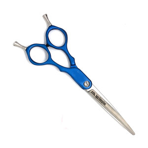 6-Inch Blue Curve <b>Dog</b> Grooming <b>Scissors</b> Professional Pet Hair Cutting Shears with Ergonomic Handle Blunt Safety Tips - Product Image 4