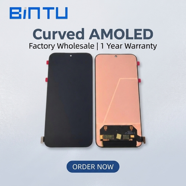 Bintu 6.7 Inch Curved AMOLED LCD Display for OPPO Reno 12 5G CPH2625 Realme 13Pro RMX3988 Screen Assembly Tested 1:1 Replacement