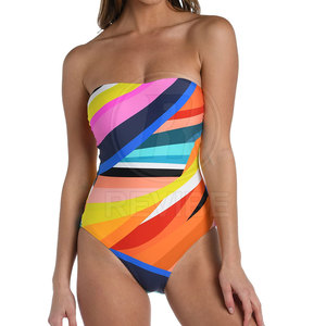 Traje de Baño Moderno para Mujer con Colores y Diseños Personalizados, Logotipo Frontal con Letras, Estilo Vestido de Baño de 1 Pieza a Bajo Precio - Product Image 3