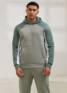 Conjunto Deportivo con Capucha para Hombre, Diseño Color Block, Manga Larga, Casual, para Correr, Poliéster y Algodón, Peso Medio, Ropa de Otoño - Product Image 6