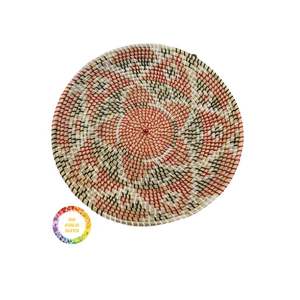 Plato colgante de algas marinas ecológico duradero, hecho a mano en Vietnam para interiores bohemios - Product Image 4