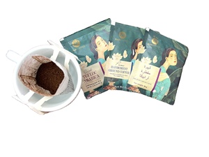 กาแฟบดคั่วกลางแบบดริป บรรจุถุง ผสมกาแฟคุณภาพสูง โรบัสต้า อาราบิก้า ราคาขายส่ง รับผลิตแบบ ODM แบรนด์ส่วนตัว - Product Image 4
