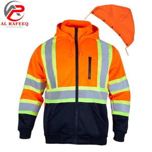 Sudadera de Seguridad de Alta Visibilidad, Reflectante, Transpirable y Ligera, de Algodón, para Trabajadores, Calidad Premium 2026 - Product Image 2
