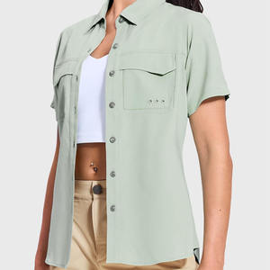 Camisetas de Pesca para Mujer con Logotipo Personalizado, Producto de Alta Demanda, Color Sólido, Diseño Único, Estilo Relajado - Product Image 4