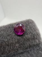 Zehra Gems Schmuck BS107 6MM Natürlicher Purpurrosa Saphir Brillantschliff 1,00 Karat Farbspiel Ceylon Loser Edelstein Facettiert für