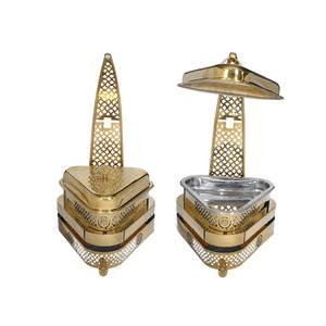 Recipiente para Buffet Metálico Árabe 2K26, Diseño Redondo, Suministros para Hoteles y Restaurantes para Mantener la Comida Caliente - Product Image 3