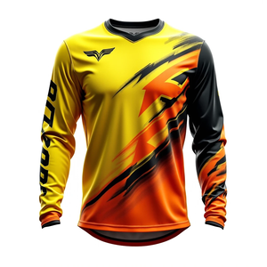Jersey de Motocross de Alta Calidad, Diseño Personalizado, Ropa Deportiva Transpirable para Adultos, Incluye Sublimación - Product Image 3