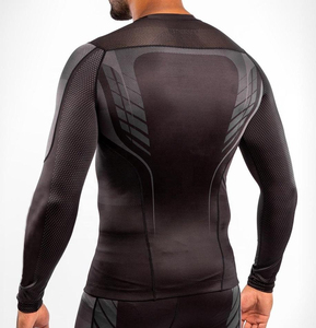 Workout <b>Compression</b> <b>Shirt</b> for Men Long Sleeve Training Gym Top Quick Dry Athletic Performance Sportswear Slim UPF50+ Breathable - Product Image 4