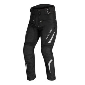 Pantalones de moto protectores de tela, diseñados para uso en carretera prolongada, con protección de rodilla de nivel CE 1. - Product Image 2