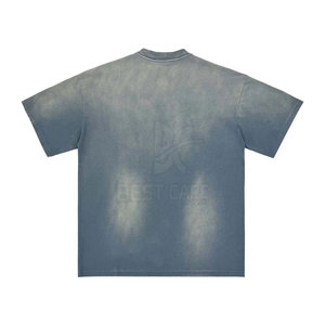 T-shirt délavé au soleil pour enfant, design tendance, vente en gros, haute qualité, respirant, best-seller - Product Image 2