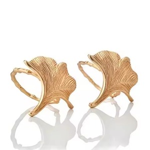Elegante Anillo de Servilleta de Metal para Accesorios de Mesa de Comedor y Decoración de Eventos - Product Image 5
