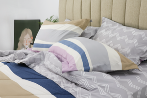 2024 Stefani ensemble de couette de Style moderne ST200042 microfibre Polyester doux coton tissé literie pour hôtels mariages ventes directes - Product Image 4