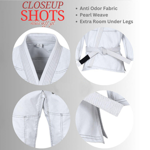 Custom BJJ Brazilian Jiu Jitsu Gi Uniform Set Taekwondo Dobok Martial Arts Suit OEM Wholesale Multi-Color with Belt - Product Image 5
