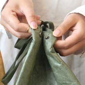 Tyvek paper Insulated Lunch Tote Bag with Thermal Lining Durable Reusable Food Storage Cooler with Handles Wildfire BBQ Design - Product Image 2