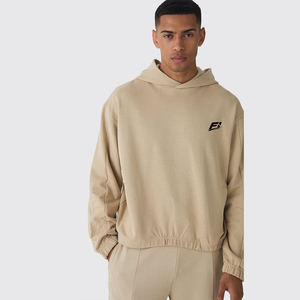 Nuevas Sudaderas Extra Grandes de Felpa Francesa 100% Algodón para Hombre, 500GSM, Gruesas, Invernales, con Bajo Elástico Transpirable, Logotipo Personalizado Impreso - Product Image 1