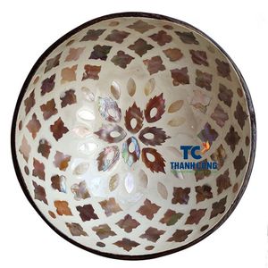 Venta al por mayor B2B de alta rentabilidad: Cuencos de coco coloridos de nácar personalizados para mesa - Product Image 1