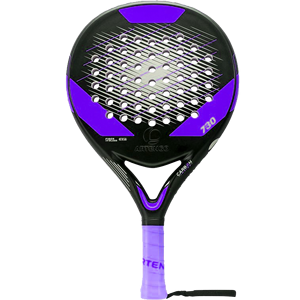 Raqueta de Pádel Fit Fashion PR 1 Perforada de Fibra de Carbono 12k, 28*26.5cm, 350g, Espuma Eva, Negra y Amarilla, para Entrenamiento y Partidos - Product Image 2