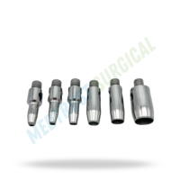 Ensemble de têtes circulaires Burgess de taille standard pour instruments d'extraction dentaire vétérinaire pour l'élimination des dents chez les équidés