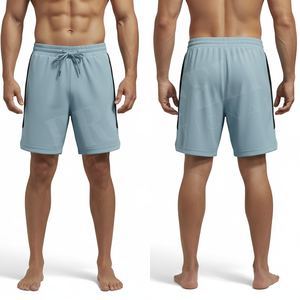Breathable Mesh Polyester Custom Design Gym Shorts Lightweight Quick Dry Weightlifting Sportswear <b>Elastic</b> Waist Fitness Shorts - Product Image 2