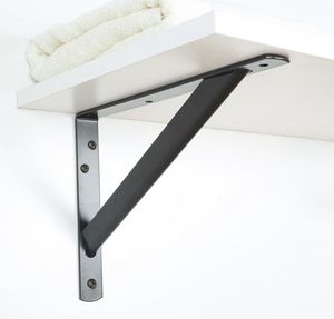 Soporte de estantería de hierro contemporáneo diseñado para combinar con muebles modernos, interiores minimalistas y un estilo elegante para paredes. - Product Image 2