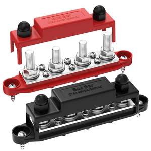 275A บัสบาร์บล็อกการกระจายพลังงานแบบ M8 4xM10สำหรับระบบไฟฟ้ายานยนต์ - Product Image 1