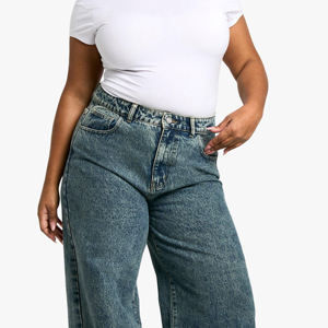 Pantalones Vaqueros de Mujer de Último Diseño, Precio Bajo y Buen Material, Servicios OEM, Pantalones Vaqueros de Mujer de Buena Venta - Product Image 3