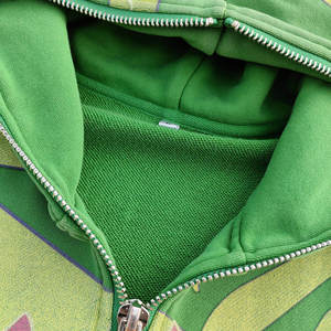 Sweat à capuche personnalisé entièrement imprimé, en molleton de coton premium, design graphique sur toute la surface, style streetwear oversize, OEM ODM, sweats à capuche à marque privée - Product Image 3