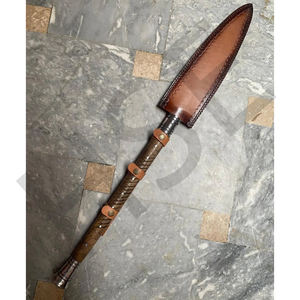 Punta de Lanza Decorativa Medieval Forjada a Mano con Empuñadura |   Historial - Product Image 5