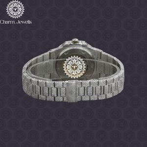 Reloj Charm_Jewells de Lujo en Acero Inoxidable, 38 mm, Esfera de Cristal, Movimiento Mecánico Analógico, Caja Cuadrada, Correa Unisex de Moda de 20 mm, 10 - Product Image 3