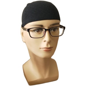 Knitted Cotton Jersey Fabric Solid Color <b>Muslim</b> Cap for <b>Men</b> Custom Islamic Stretchable Four Seasons Indian Prayers - Product Image 1